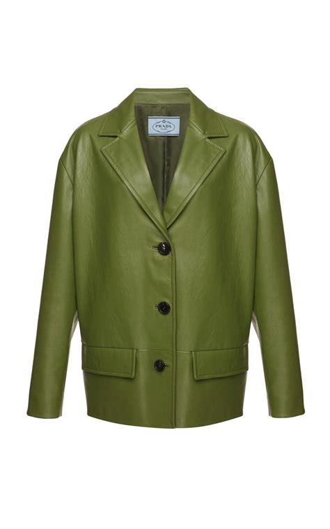 authentic prada green jacket|prada jacket women's.